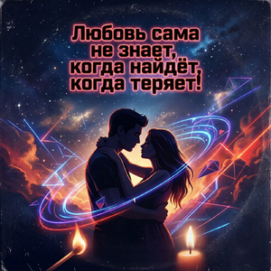 Любовь сама не знает, когда найдёт, когда теряет!