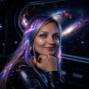 Космическая девочка