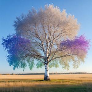 Береза стояла