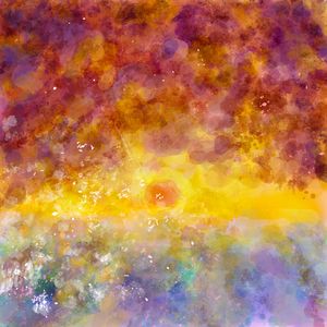 风、夕阳与蒲公英