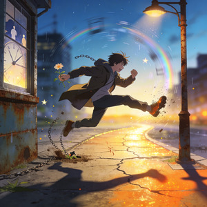 一瞬の煌めきが夜明けを連れてくる