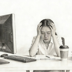 悬浮于日常倦怠中