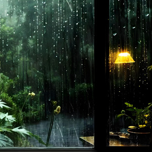 沉浸自然 极度舒适的下雨声