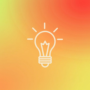 オレンジの豆電球