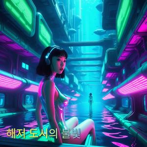 해저 도시의 불빛