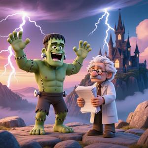 Frankenstein and His Monster