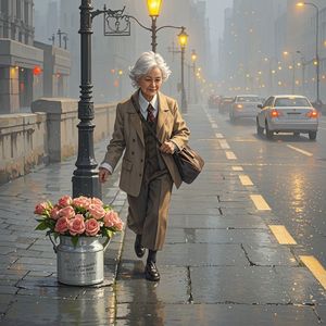 清晨的闹钟与远方-安静的菌子