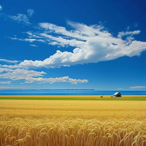 日落时分的那片海