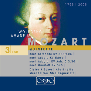 Clarinet Quintet in B-Flat Major (after W.A. Mozart’s String Quartet No. 21 in D Major, K. 575, "Prussian No. 1"):I. Allegretto