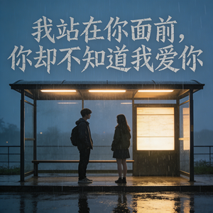 我站在你面前，你却不知道我爱你