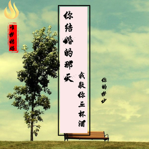 你结婚的那天我敬你三杯酒