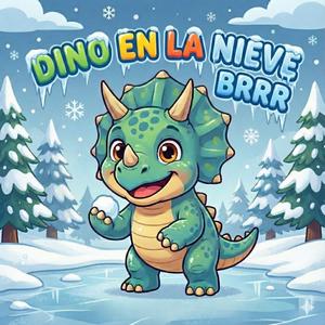 Dino en la nieve BRRR BRRR