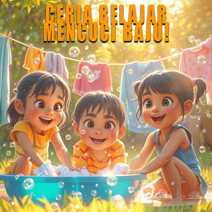 Ceria Belajar Mencuci Baju