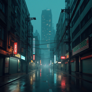 夜明けのゴミ捨て場