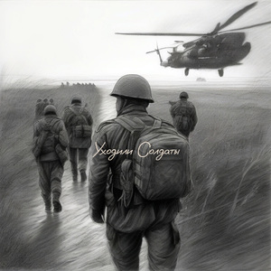 Уходили солдаты