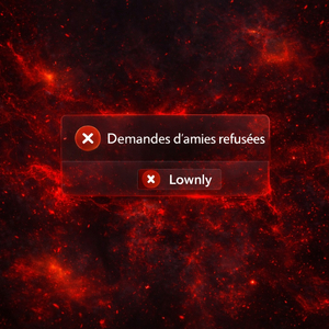 Demande d’amies Refusées