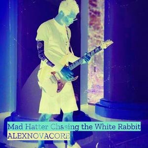 Mad Hatter Chasing the White Rabbit