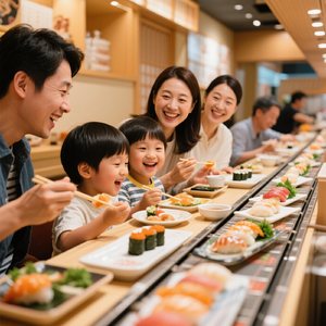 おすしのお店いこうよ