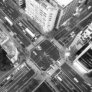 街の灯りー交差地点