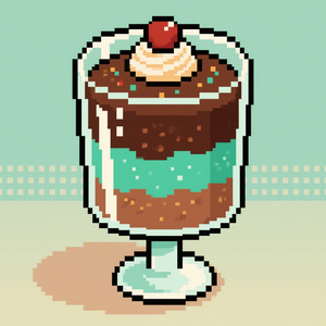 Chocolate Mint Parfait