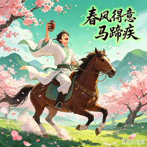 春风得意马蹄疾