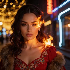 А ты красивая