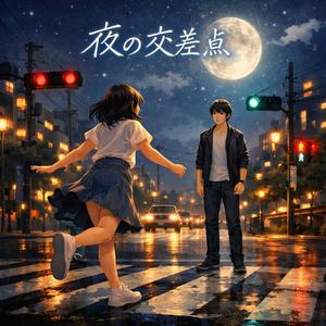 夜の交差点