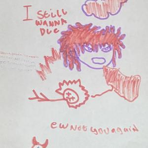 Blood is everywhere on my body