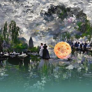 Berjalan santai di pasir