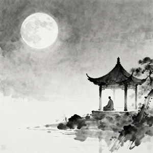 故人·清月忘尘