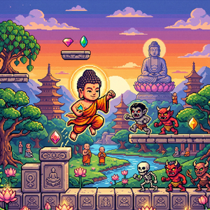 【般若心経】ゲームのピコピコ