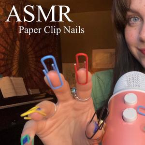 ASMR Tapping with Paper Clip Nails, Pt. 4