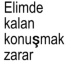 Elimde kalan
