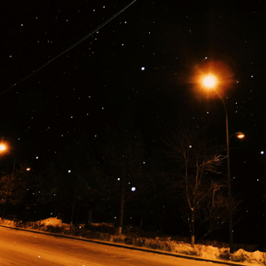 SNOWING