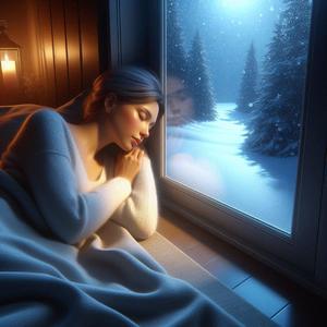 白い静寂を奏でる眠り音 睡眠用BGM