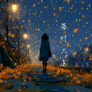 落叶大道 #AI创作大赛秋意氛围赛季