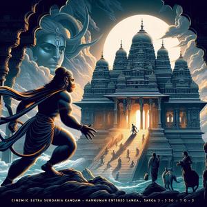 Hanuman Defeats Lankini, the Guardian of Lanka