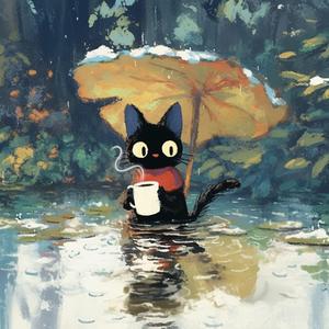 Dusk Glows Through Rain