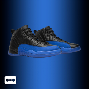 #AirJordan #12s #BlaccGameRoyal (#ScrewedNChopped)