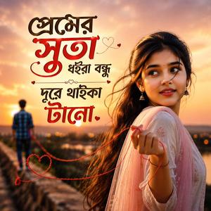 প্রেমের সুতা ধইরা বন্ধু দূরে থাইকা টানো