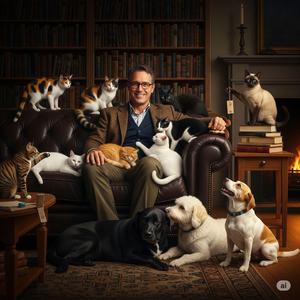 Gatos festa de quintal