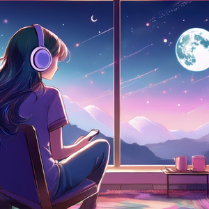 ピンクの月光に包まれて