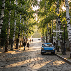 На улице Березовой аллеи