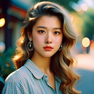 月亮弯曲得像我的心