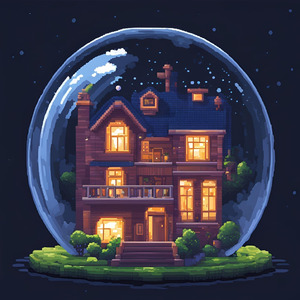 House in a bubble
