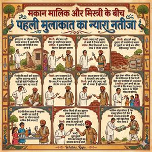 मकान मालिक और मिस्त्री के बीच पहली मुलाकात का नतीजा