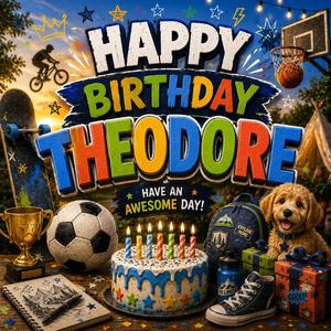 Happy Birthday Theodore Hooray (Electro house bounce)