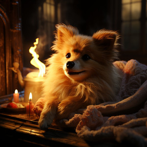 Patas Tranquilas Con Melodías De Fuego Crepitante