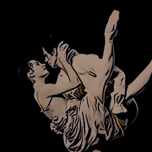 篝火前的探戈爱人