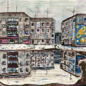 Помятые дома